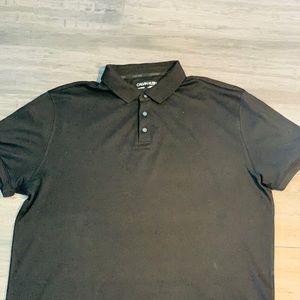 Mens black polo shirt